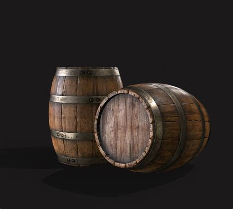Artstation Wood Barrel