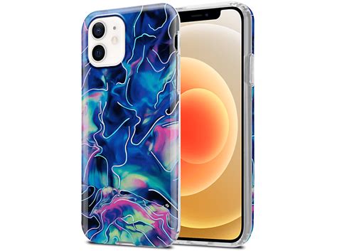 Cadorabo Imd Tpu Bunter Marmor H Lle Backcover Apple Iphone