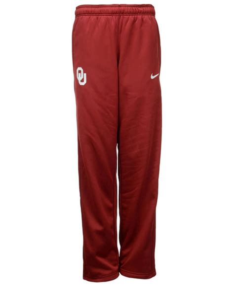 Nike Men's Oklahoma Sooners Ko Fleece Pants in Red for Men | Lyst