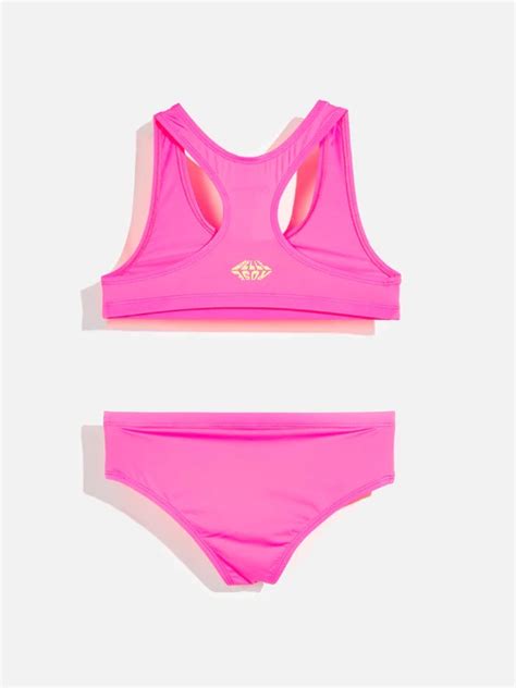 Bellerose Swimy Maillot Bikini Fluo Pink Lulu Mauricette