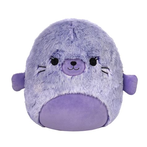 Squishmallows Official Kellytoy Plush 12" Purple Seal - Ultrasoft