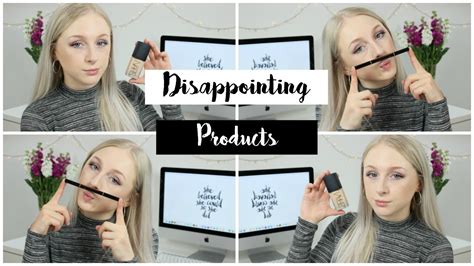 Disappointing Products Not Worth The Hype Emily Rose Youtube