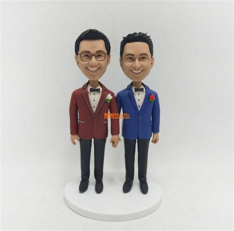 Same Sex Wedding Cake Topper Gay Wedding Cake Topper Wedding Etsy