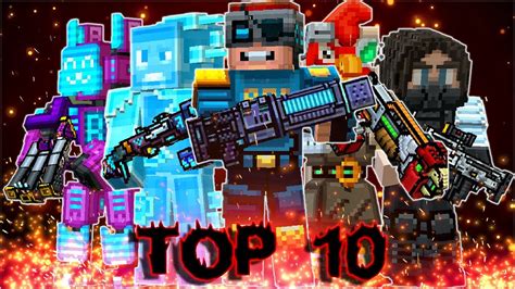 Pixel Gun 3D Top 10 Most Popular Primary Weapons By Subscribers