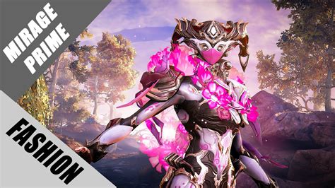 Warframe Fashion Frame Mirage Prime Conquera Mirage Youtube