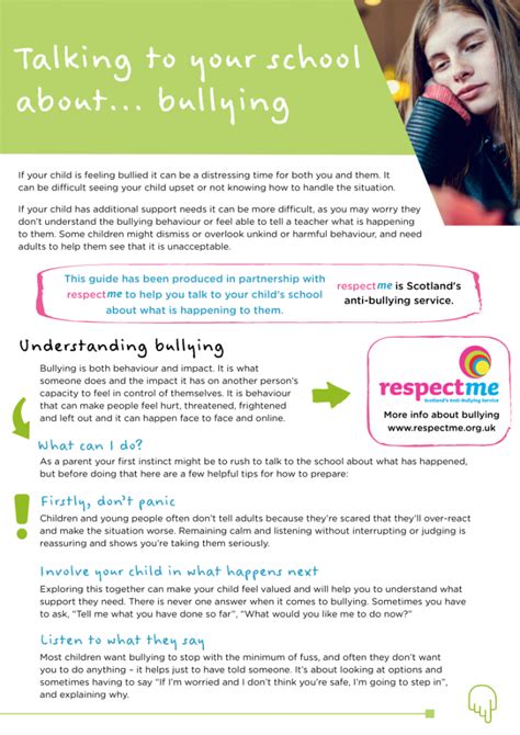 talking   childs school  bullying enquire