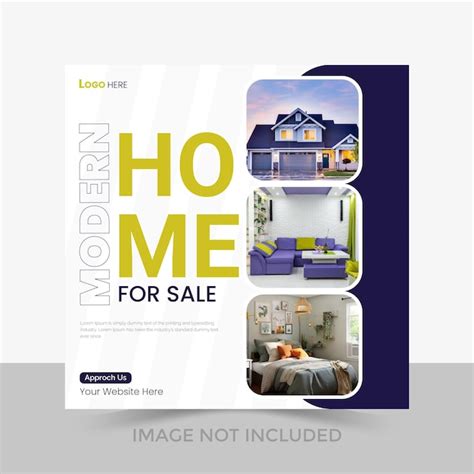 Premium Vector Modern Real Estate Social Media Post Design Template