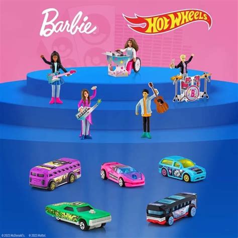 McDonalds McD 2023 Hot Wheels Barbie Happy Meal Toys Shopee Malaysia