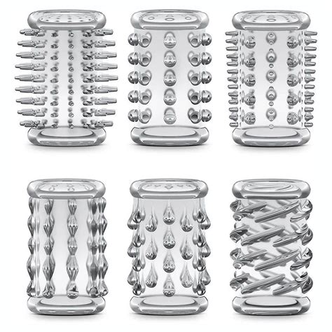 Agor Stretchy Farklı Silikon Penis Kılıfı Set Agorshop Sex Shop