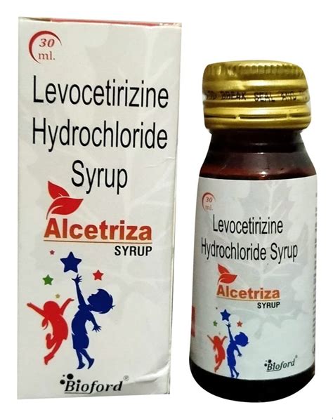 Levocetirizine 30ml Levocetrizine Hydrochloride Syrup Packaging Type