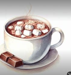 Hot Cocoa Drawing
