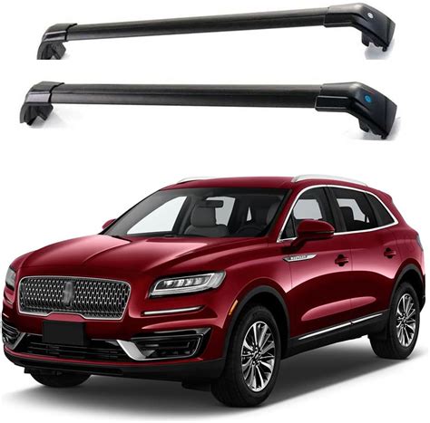 Fits For Lincoln Nautilus 2019 2023 Lockable Crossbar Roof Rack Rails