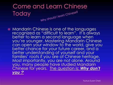 Ppt Why Should I Learn Chinese Powerpoint Presentation Free Download