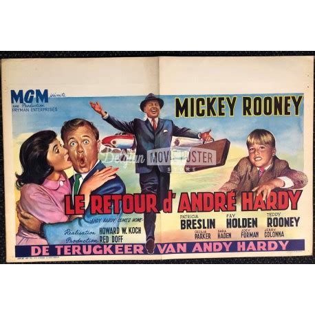 ANDY HARDY COMES HOME - Belgian Movie Poster Store