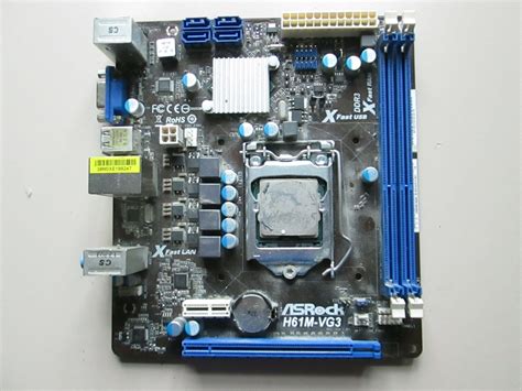 ASRock H61M-VG3 Motherboard (Socket 1155, Intel H61, DDR3, S-ATA ...
