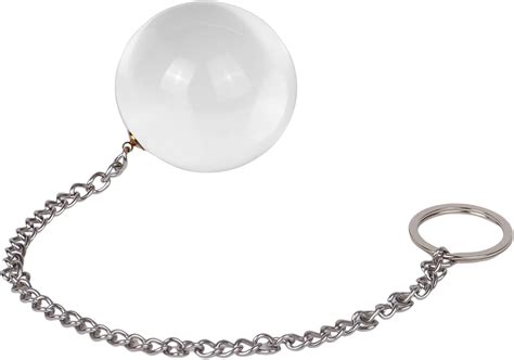 Amazon Large Anal Plug Crystal Glass Ball Butt Plug With Safety Chain Massage Wand Anal Sex
