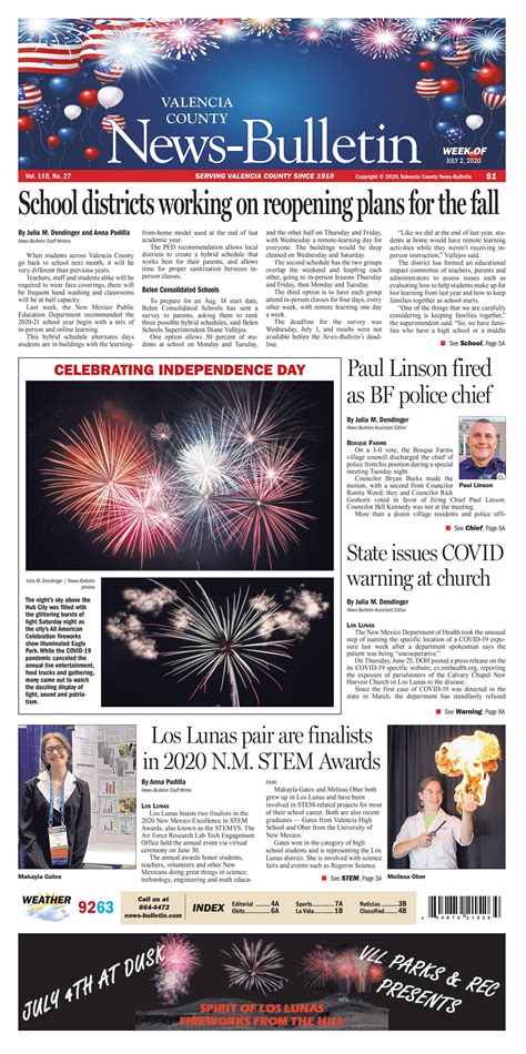 valencia county news bulletin facebook