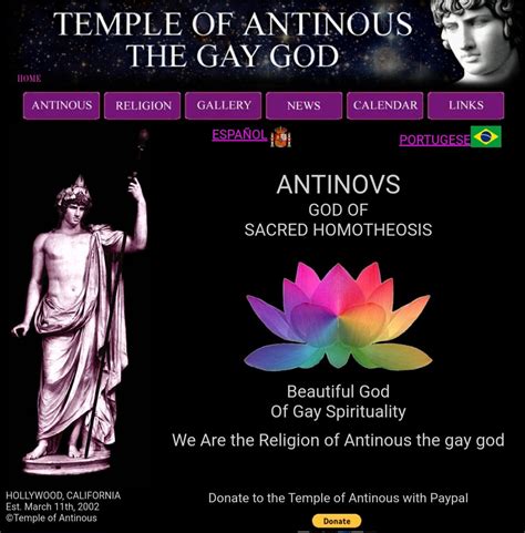 Antinous The Gay God On Twitter RT Antinousgaygod Our 20th Anniversary The Temple Of