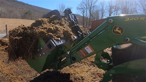 Precision Manufacturing Add A Grapple Making Quick Work Of The Barnyard