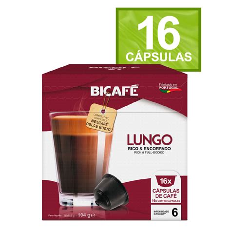 Cápsula lungo Bicafé compatível Dolce Gusto