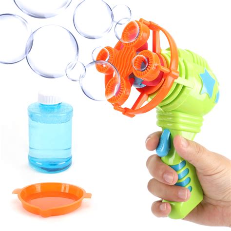 Moon Storm Bubble Gun Toy Blowing Bubble Maker Green Babystoreae