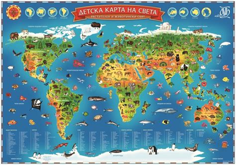 Карта света в мире