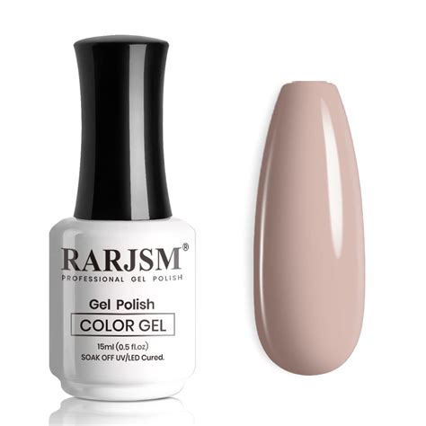 Amazon Rarjsm Nude Gel Polish Dusty Gray Mavue Skin Tone Milky Gel