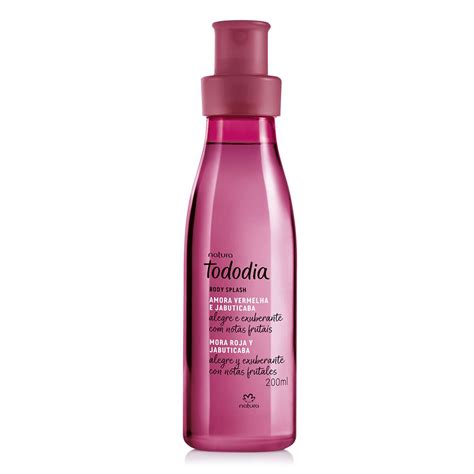 Body Splash Natura Amora Vermelha E Jabuticaba - Body Splash Colônia Feminino Natura Tododia Amora Vermelha e Jabuticaba ...