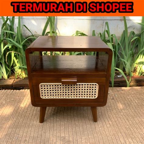 Jual Indrakarya Meja Nakas Meja Nakas Minimalis Bedside Table Kayu