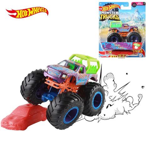 Машинка Hot Wheels Монстр трак FYJ44 HAUL Y ALL купить с доставкой по выгодным ценам в