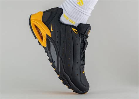 Detailed Looks At Drakes Nocta X Nike Hot Step Air Terra Black University Gold Sneaker News