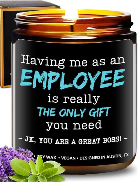 Amazon.com: Funny Boss Candle, Boss Gifts for Men, Best Boss Gifts for