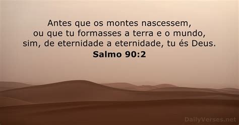 Salmo 90 2 Versículo da Bíblia DailyVerses net