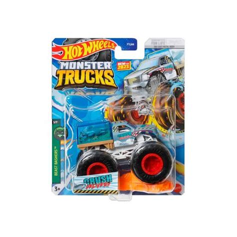 Carrinho Hot Wheels Monster Trucks Crush Delivery Hkm Mattel Carrinho De Brinquedo