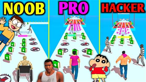 NOOB Vs PRO Mad Medicine With Shinchan And Franklin