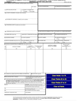 Export Declaration Shipping Documents Shipa Freight