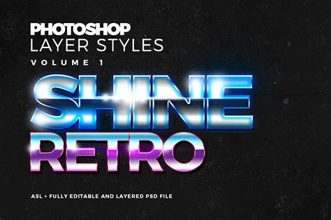 Free Photoshop Text Styles — Discounted Design Bundles