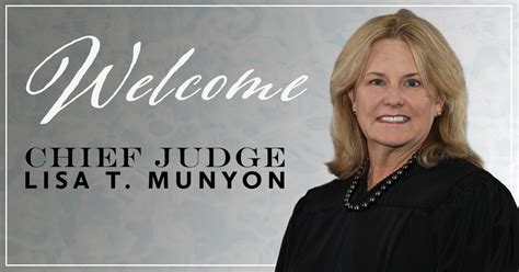 The Honorable Lisa T Munyon Begins Term As Chief Judge Ninth