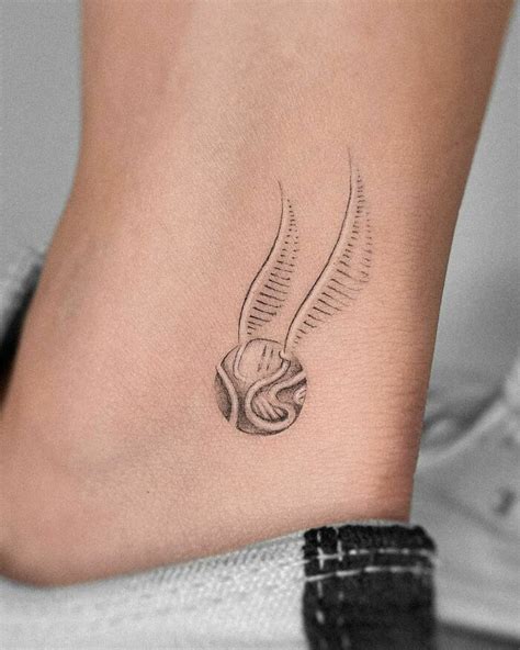 Snitch Harry Potter Tattoo