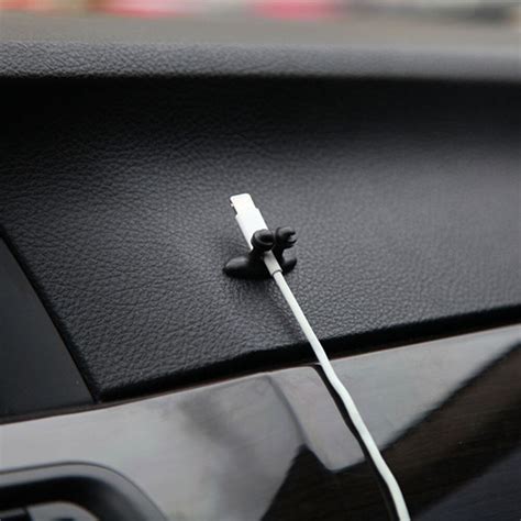 car interior accessories wire cable holder clip charger  organizer