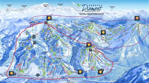 Val D Arly Plan Des Pistes Symbol