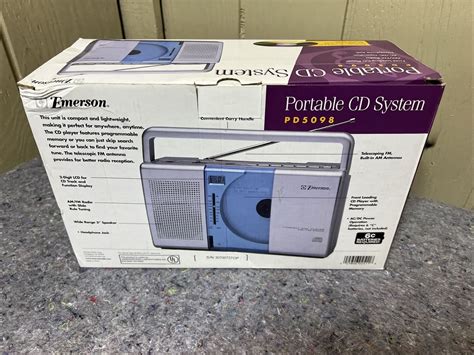 Emerson+PD5098+CD2FRadio+Boombox for sale online eBay