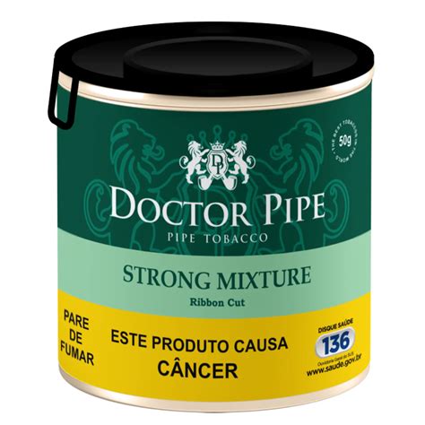 Qual O Melhor Fumo Para Cachimbo - Fumo para Cachimbo Doctor Pipe Strong Mixture - Lata (50g)