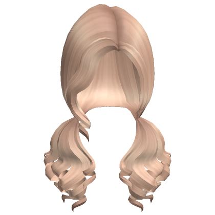 Blonde Low Curly Doll Pigtails Roblox