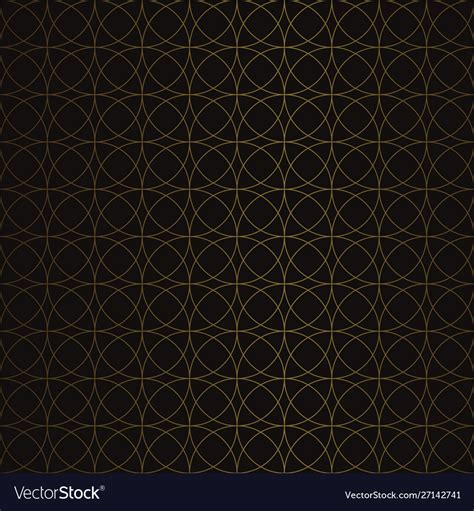 Golden Vintage Seamless Pattern Royalty Free Vector Image