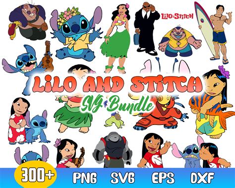 Lilo And Stitch Clipart Bundle Lilo And Stitch Svg Stitch Inspire Hot My Xxx Hot Girl