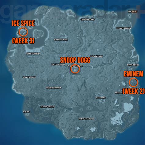 Fortnite Ice Spice, Eminem et Snoop Dogg : où sont-ils ? - Serial Gamers