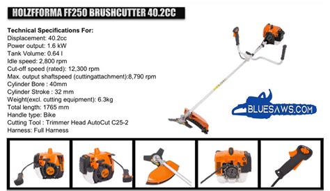 Bluesaws - Holzfforma FF250 Brush Cutter – Smelter City Saws