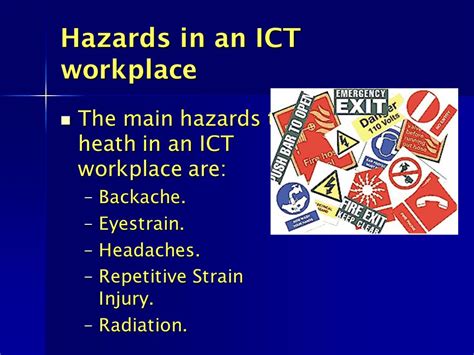 Gcse Ict Computers And Your Health Health And Safety Why People