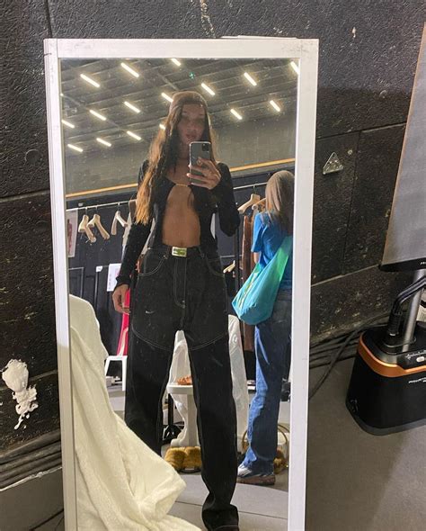 Bella Hadid Hot In Nude Cardigan Photos The Fappening